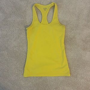 Champion Yellow Racerback Tank Top